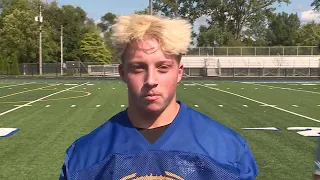 East Noble senior running back, linebacker Ian Ramey practice interview 8/24/2026