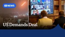Trump warns Iran to "make a deal" as strikes intensify, urgent Hormuz talks held | ABC NEWS