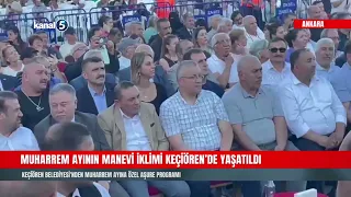 Muharrem Ayının Manevi İklimi Keçiören'de Yaşatıldı