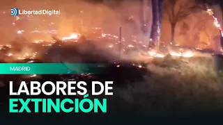 MADRID WILDFIRE | Firefighting crews battle blaze in Pelayos de la Presa