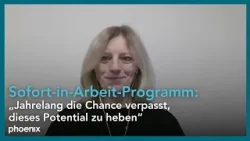 Sandra Zimmermann (Arbeitsmarktexpertin) zum Sofort-in-Arbeit-Plan in phoenix der tag am 23.02.2026