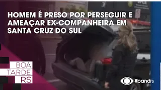 Man arrested for stalking and threatening ex-partner in Santa Cruz do Sul
