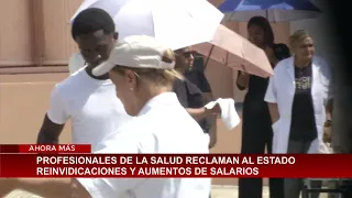 Profesionales de la salud reclaman al Estado reivindicaciones y aumentos de salarios