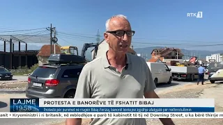 Protestë për punimet në rrugën Bibaj-Ferizaj, banorët kërkojnë zgjidhje afatgjatë për rrethrro
