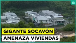 Danger of collapse in Arauco: Massive sinkhole puts more than 300 homes at risk