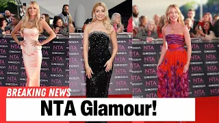 Holly Willoughby & Cat Deeley Lead NTAs Red Carpet Glamour