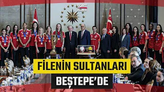 The Sultans of the Net at Beştepe! President Erdoğan Receives the Women's National Volleyball Team
