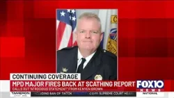 MPD major fires back at scathing report