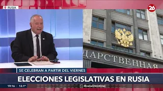🇷🇺 RUSIA | El viernes habrá elecciones legislativas para renovar la Duma Estatal