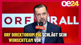 ORF Director-General Pick proposes his dream team