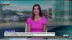 Folytatódnak a tiltakozások Franciaországban, már több mint 6500 embert tartóztattak le - HírTV