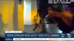 San Diego Police officer who shot teen still armed