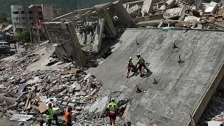 Venezuela earthquakes: Aerial footage reveals the scale of the destruction