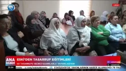 ESKİ'den kadınlara su tasarrufu hakkında bilgilendirme