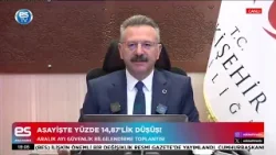 Asayişte yüzde 14,87'lik düşüş! Asayişte yüzde 14,87'lik düşüş!