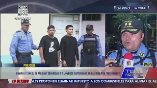 4 Young People Captured in La Ceiba for Various Crimes Sent to Maximum-Security Prison