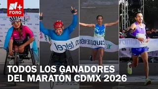 CDMX Marathon 2026: Results and winners by category