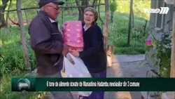 6 tone de alimente donate de Manastirea Hadambu nevoiasilor din 3 comune