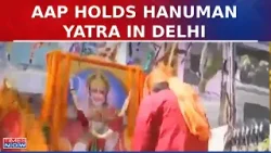 AAP Holds Hanuman Yatra In Delhi On Hanuman Jayanti, Minister Saurabh Bhardwaj Carries 'Gadda'
