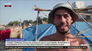 Újabb tömeges átkelési kísérlet volt Ceutában - HírTV