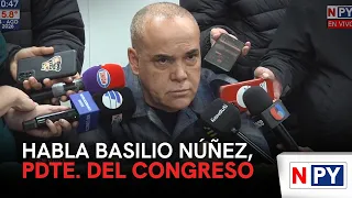 Habla Basilio Núñez, Pdte. del Congreso