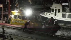 Каякер, цеплявшийся за сваи в течение 9,5 часов, был спасен недалеко от Комокса.