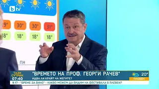 Проф. Рачев: Ще започне и новата поредна порция горещини. Светкавиците и мълниите са за декор