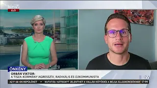 Orbán Viktor: A Tisza-kormány agresszív, radikális és újkommunista - HírTV