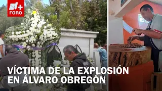 Farewell to "Charly," Worker from the Taquería That Exploded in Álvaro Obregón, CDMX