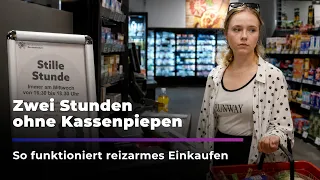 Wie klingt ein Supermarkt ohne Kassenpiepen? I Sachsen Fernsehen