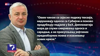 Borenović: Konaković prikuplja jeftine predizborne poene i izaziva nove krize