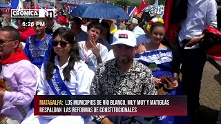 Families in Río Blanco, Muy Muy, and Matiguás support the constitutional reform proposal