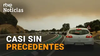 Horas críticas por los fuegos en Madrid y Ávila | RTVE Noticias