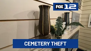 Police: About 80 vases stolen from gravesites at Hillsboro cemetery
