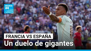 Francia se alista para la semifinal con España: duelo de gigantes europeos • FRANCE 24 Español