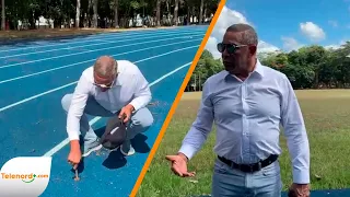 Senator Franklin Romero reports severe deterioration of the SFM athletics track