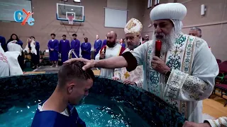 Born Again in Christ | Four Sacraments in One Day 🙏 #coptic #baptism #cyc #orthodox