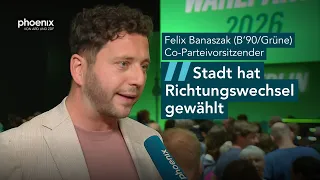 Grünen-Parteivorsitzender Banaszak zu Wahl in Berlin: Stadt hat Richtungswechsel gewählt | #wahlen