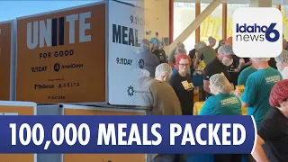 Idaho Food Bank Meals Packed by Nearly 400 Boise Volunteers on National 9/11 Day of Service