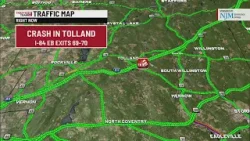 Traffic slowed after FedEx tractor-trailer crashes off I-84 in Tolland Traffic slowed after FedEx tractor-trailer crashes off I-84 in Tolland