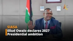 Eliud Owalo declares 2027 Presidential ambition