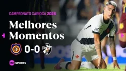 MADUREIRA 0X0 VASCO | MELHORES MOMENTOS | CAMPEONATO CARIOCA 2026