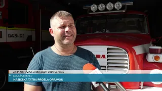 HASIČSKÁ TATRA PROŠLA OPRAVOU