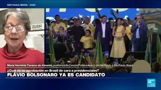 María Herminia Tavares de Almeida: "Flávio Bolsonaro no tiene una fuerza política propia"