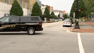 Woman in critical condition, officers injured in shooting at Wilson courthouse