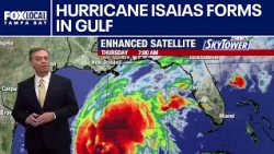Hurricane Isaias forms in Gulf