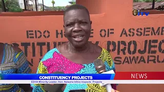 EDHA Minority Leader, Hon. Natasha Idibia Inspects  mProjects