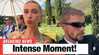 Justin and Hailey Bieber Spark Attention With Tense Wedding Exchange
