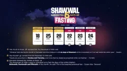 Fasting 6 Days of Shawwal | Eman Channel
