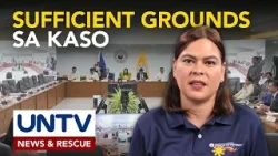 Sufficient grounds sa kaso vs VP Sara, tinutukoy ng House Justice Committee
